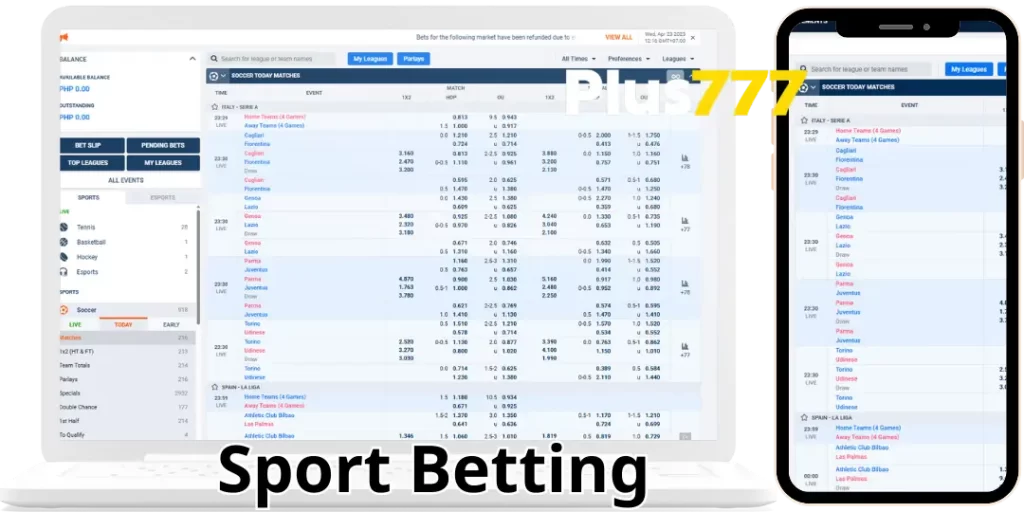 Sport Betting - Detailed Guide on How to Bet on Sports at Plus777 5 Odds and Sport Betting Table You Should Know Before Starting